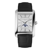 Thumbnail Image 1 of Frederique Constant Classics Carree Moonphase Automatic Black Leather Strap Watch