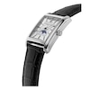Thumbnail Image 2 of Frederique Constant Classics Carree Moonphase Automatic Black Leather Strap Watch