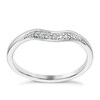 Thumbnail Image 0 of Platinum Diamond Set Shaped Band