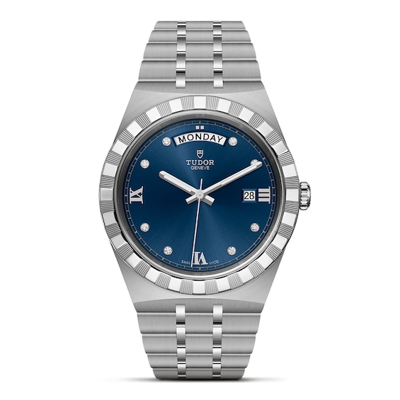 Men's Tudor Royal 41 Blue Dial & Stainless Steel Bracelet Watch
