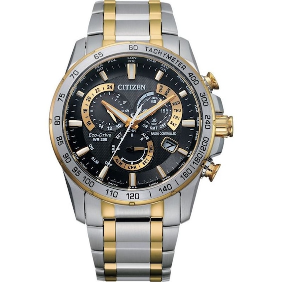 Men's Citizen Eco-Drive Pcat Two Tone Bracelet Watch
