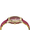 Thumbnail Image 1 of Versace Pin Red Leather Strap Watch