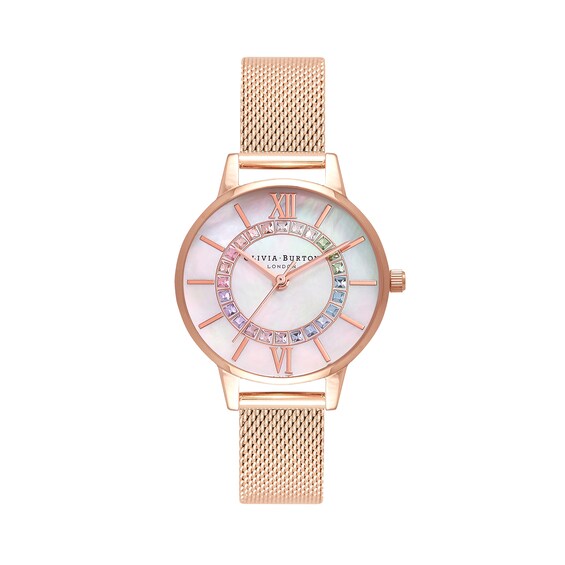 Olivia Burton Sparkle Wonderland Rose Gold Tone Watch