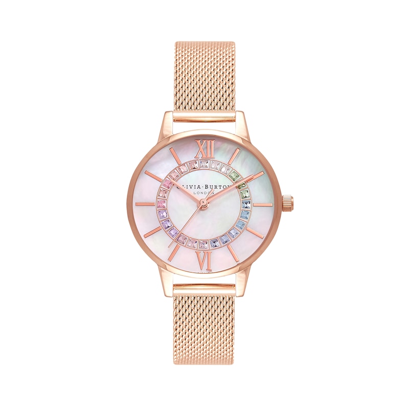 Olivia Burton Sparkle Wonderland Rose Gold-Tone Watch
