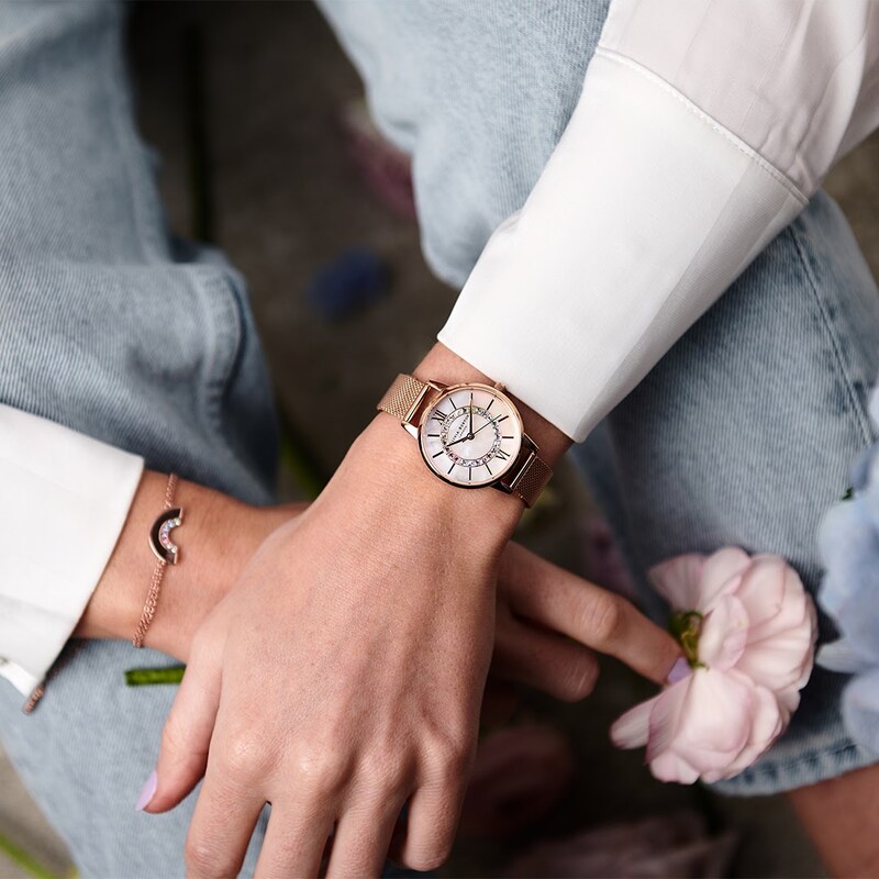 Main Image 3 of Olivia Burton Sparkle Wonderland Rose Gold Tone Watch