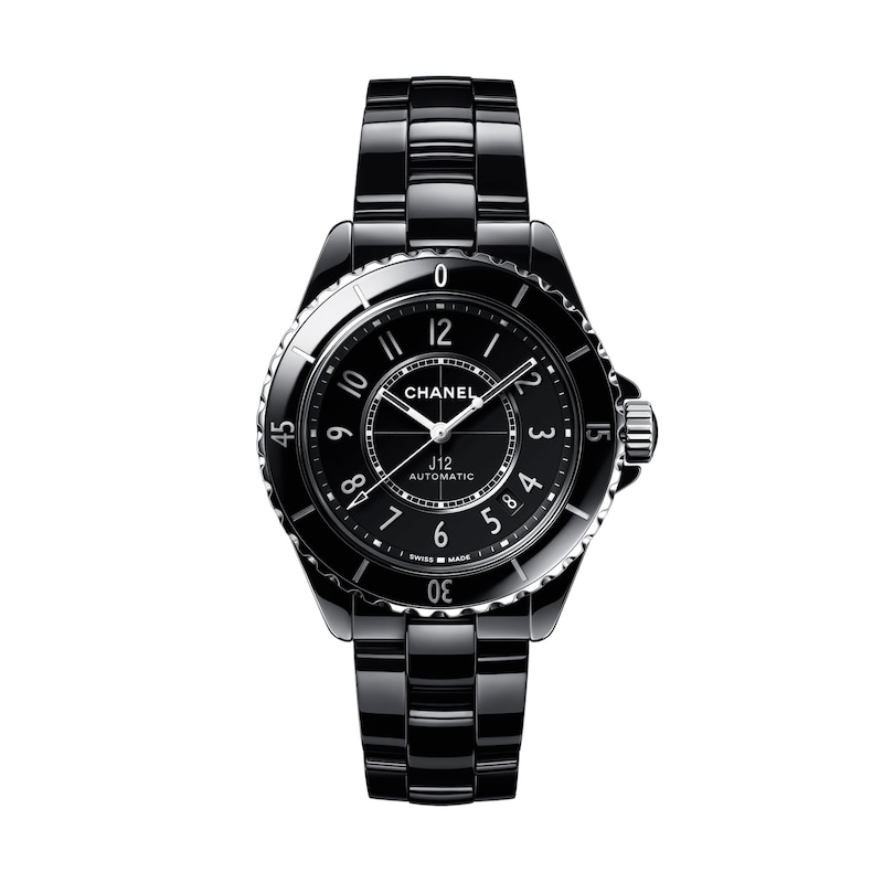 CHANEL J12 Calibre 12.1 Ladies' Black Ceramic Bracelet Watch