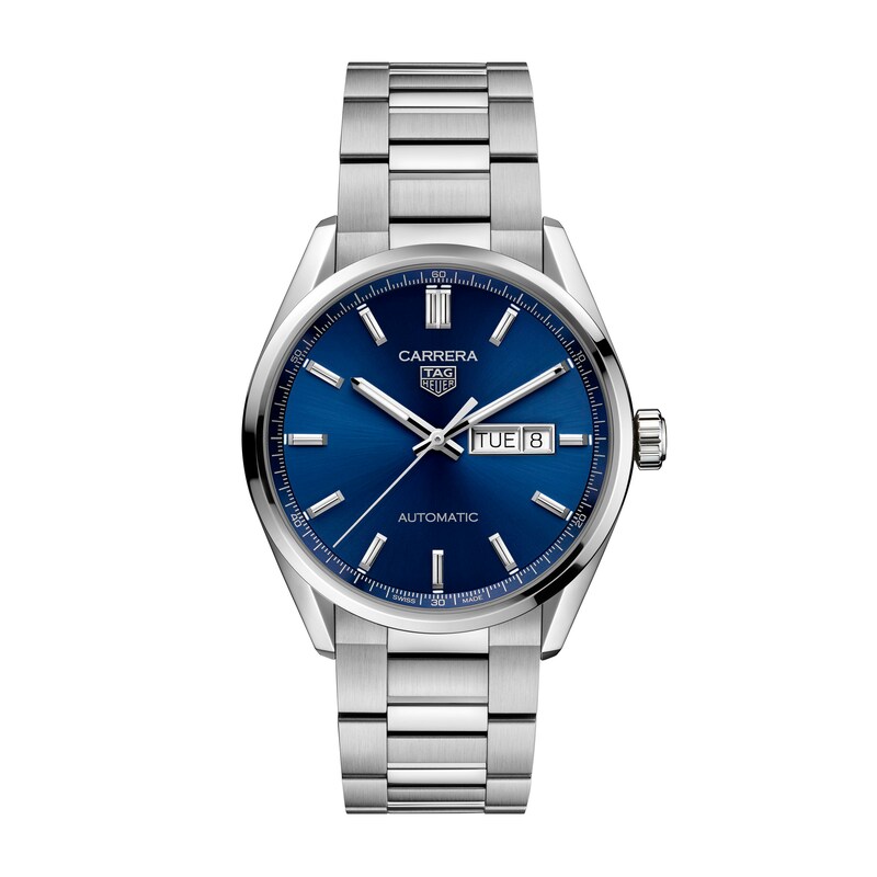 TAG Heuer Carrera Men's Blue Dial & Stainless Steel Bracelet Watch