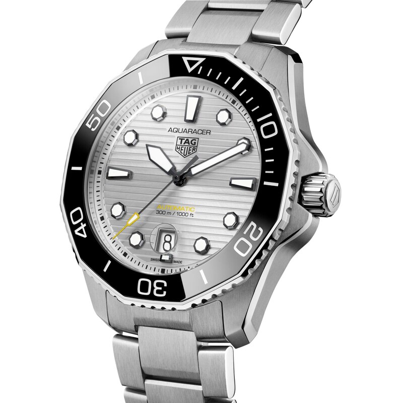 TAG Heuer Aquaracer Professional 300 Silver-Tone Dial & Stainless Steel Watch