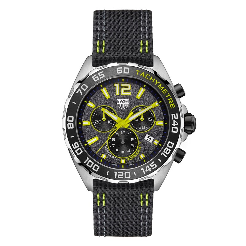 TAG Heuer Formula 1 Men's Black Fabric Strap Watch
