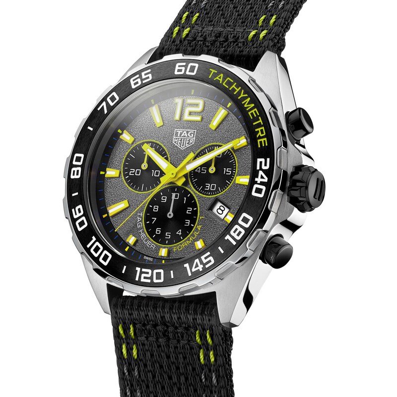TAG Heuer Formula 1 Men's Black Fabric Strap Watch