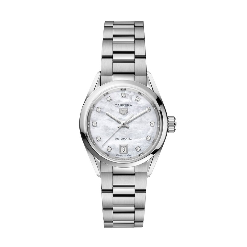 TAG Heuer Carrera Diamond Stainless Steel Bracelet Watch