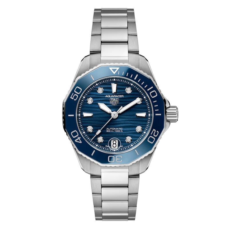 TAG Heuer Aquaracer Professional 300 Diamond & Stainless Steel Watch