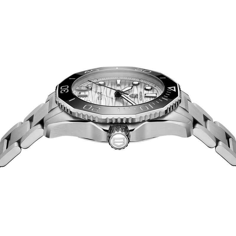 TAG Heuer Aquaracer Professional 300 Silver-Lacquered Dial & Stainless Steel Watch