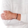 Thumbnail Image 2 of Emporio Armani Men's Black IP Logo Bangle