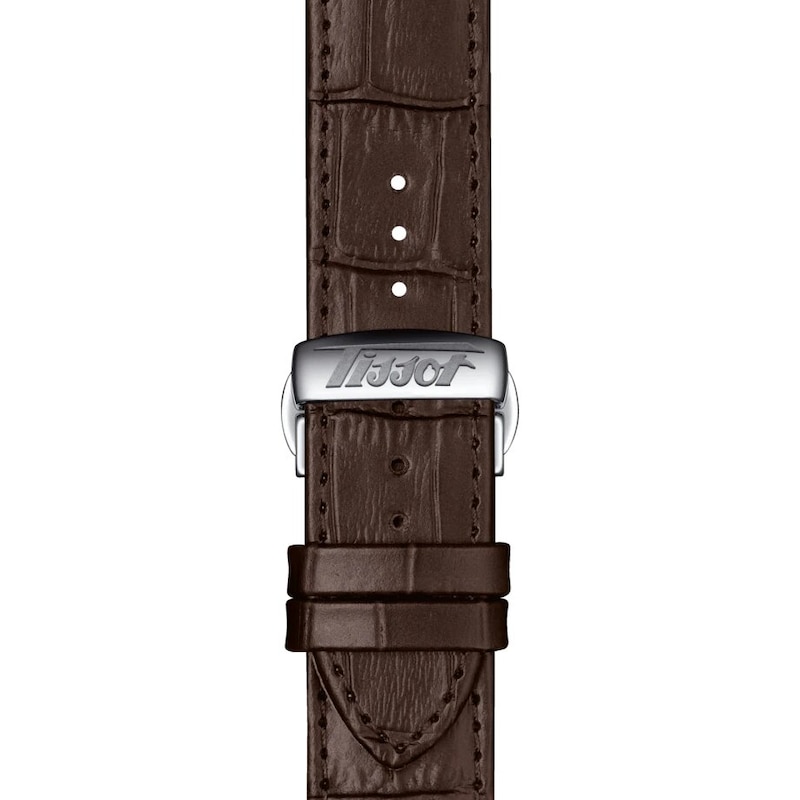 Tissot Heritage Visodate Men's Brown Leather Strap Watch