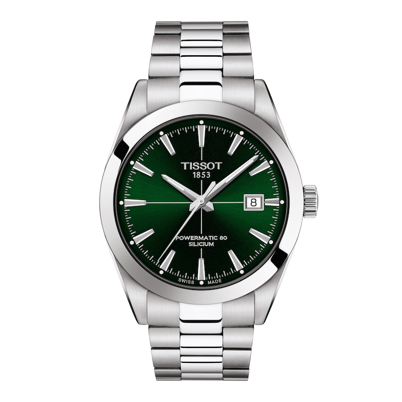 Tissot Gentleman Men's Green Dial & Stainless Steel Watch