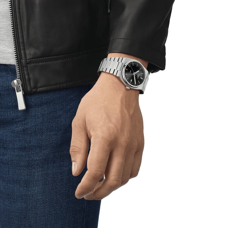 Main Image 5 of Tissot PRX 40 Men's Black Dial & Stainless Steel Watch