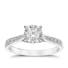 Thumbnail Image 1 of 9ct White Gold 0.40ct Total Diamond Illusion Set Ring