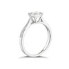 Thumbnail Image 2 of 9ct White Gold 0.40ct Total Diamond Illusion Set Ring