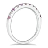 Thumbnail Image 1 of 18ct White Gold Pink Sapphire & 0.20ct Diamond Ring
