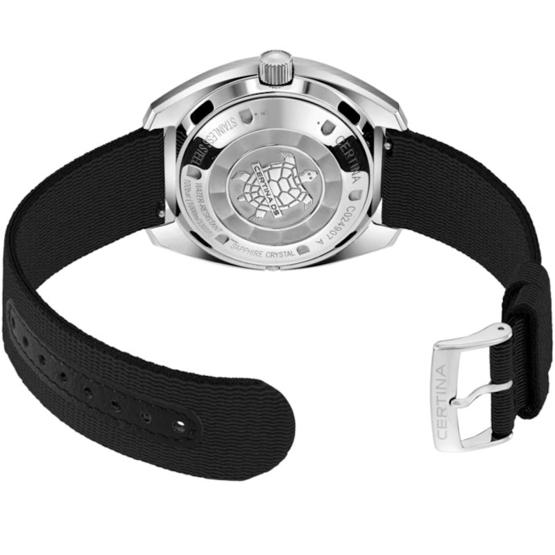 Main Image 2 of Certina DS Super PH1000M Automatic Black Dial & Rubber Strap Watch