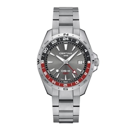 Certina DS-X GMT Bi-Colour Bezel & Stainless Steel Bracelet Watch