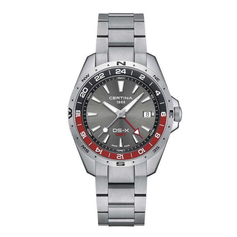 Main Image 1 of Certina DS-X GMT Bi-Colour Bezel & Stainless Steel Bracelet Watch