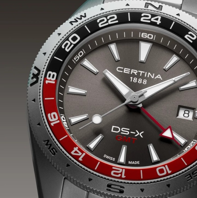 Main Image 2 of Certina DS-X GMT Bi-Colour Bezel & Stainless Steel Bracelet Watch