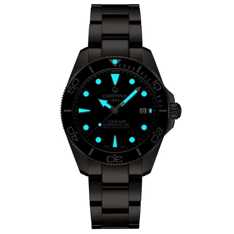 Main Image 3 of Certina DS Action Diver 40.5mm Powermatic 80 Blue Dial & Titanium Watch