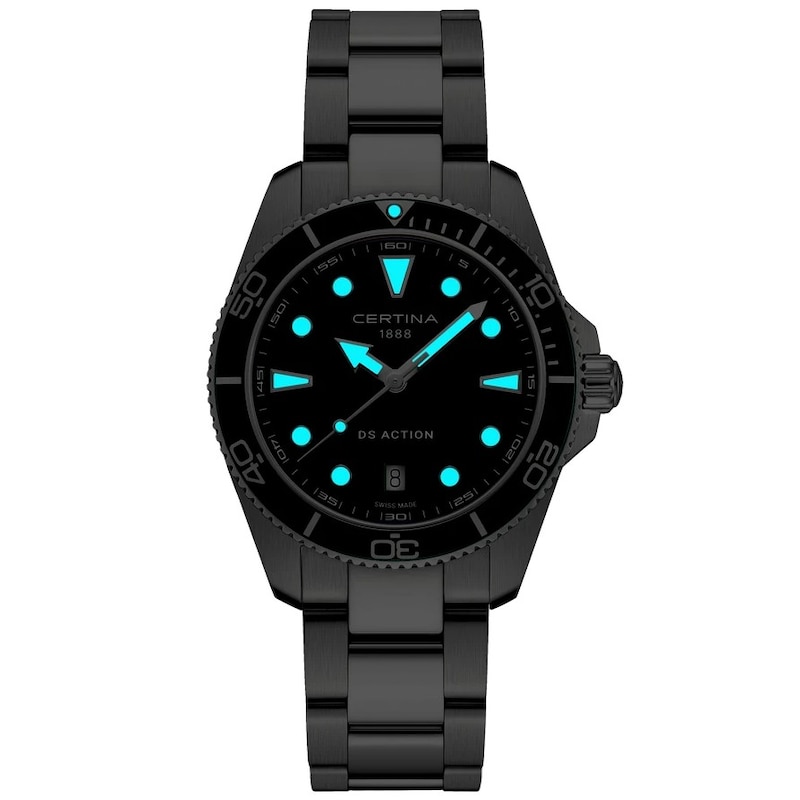 Main Image 3 of Certina DS Action 40mm Green Dial & Stainless Steel Watch