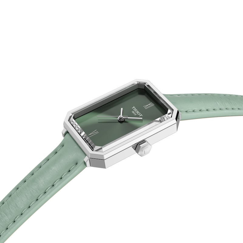 Main Image 2 of Tissot SRV Women's Green Leather Strap Watch