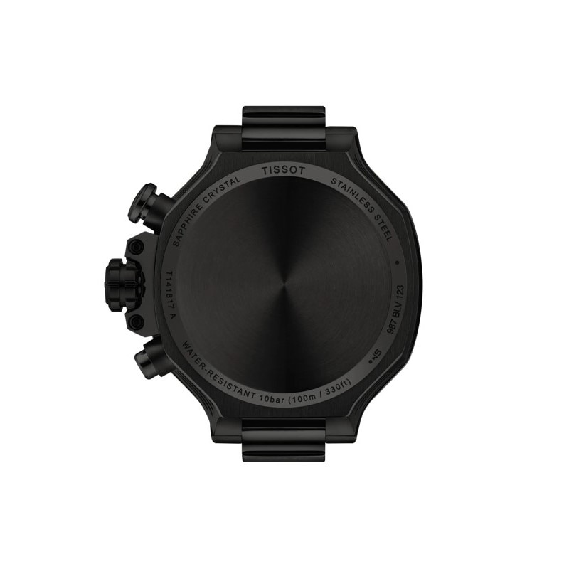 Main Image 2 of Tissot T-Race Black Dial Chronograph Black Silicone Strap Watch