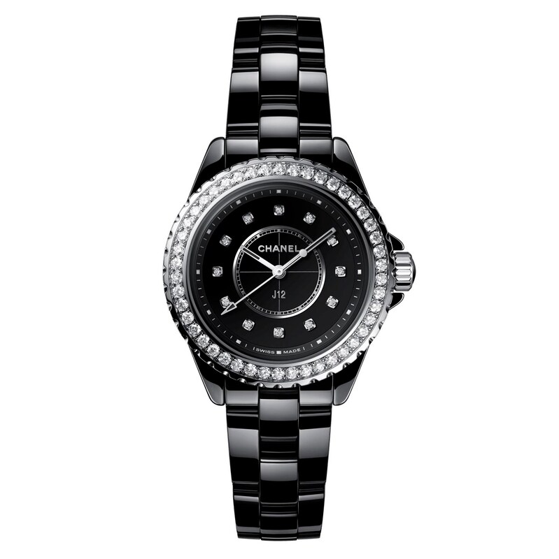 CHANEL J12 33mm Ladies' Black Ceramic Bracelet Watch