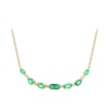 Thumbnail Image 1 of Le Vian 14ct Yellow Gold Costa Smeralda Emerald Diamond Necklace