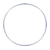 Thumbnail Image 1 of Le Vian 14ct White Gold Blue Sapphire Denim Ombré Tennis Necklace