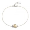 Thumbnail Image 0 of Lauren Ralph Lauren Two-Tone 7 Inch Logo Bracelet