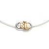 Thumbnail Image 1 of Lauren Ralph Lauren Two-Tone 7 Inch Logo Bracelet