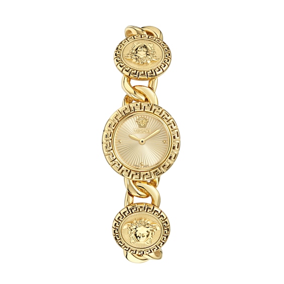 Versace Women Analogue Quartz Watch La Greca Stud Icon Swiss Made - Image 3