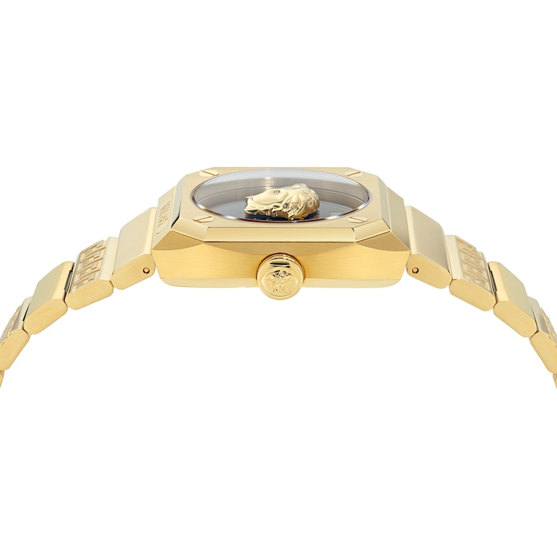 Main Image 2 of Versace Antares Black Dial & Gold Tone Bracelet Watch