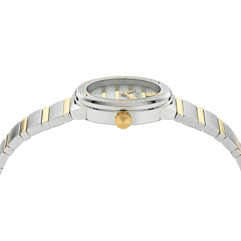 Main Image 2 of Versace Greca Logo Two Tone Bracelet Watch