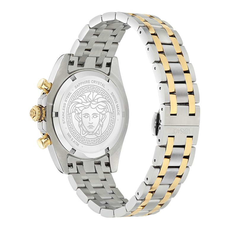 Main Image 3 of Versace Fornax Green Dial Two Tone Stainless Steel Bracelet Watch