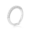 Thumbnail Image 2 of Leonardo Da Vinci Cut Platinum Claw Set Eternity 0.50ct Diamond Ring