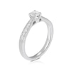 Thumbnail Image 2 of Engagement Ring Leonardo Da Vinci Cut Platinum Solitaire 0.50ct Diamond Ring