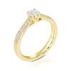 Thumbnail Image 2 of Engagement Ring Leonardo Da Vinci Cut 18ct Yellow Gold Solitaire 0.50ct Diamond Ring
