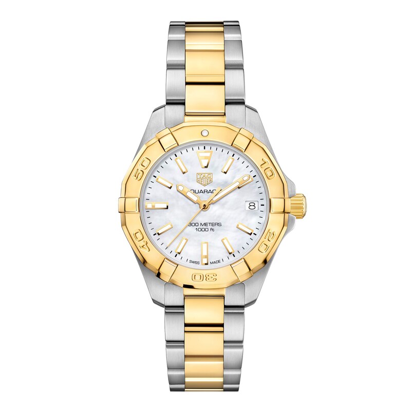 TAG Heuer Aquaracer Ladies' 18ct Yellow Gold & Steel Bracelet Watch