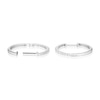 Thumbnail Image 1 of 9ct White Gold 0.25ct Diamond Hoop Earrings