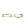 Thumbnail Image 1 of 9ct Yellow Gold 0.50ct Diamond Hoop Earrings