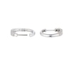 Thumbnail Image 1 of 9ct White Gold 0.50ct Diamond Hoop Earrings