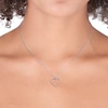 Thumbnail Image 1 of 9ct White Gold 0.50ct Diamond Heart Pendant