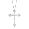 Thumbnail Image 0 of 9ct White Gold 1ct Diamond Cross Pendant